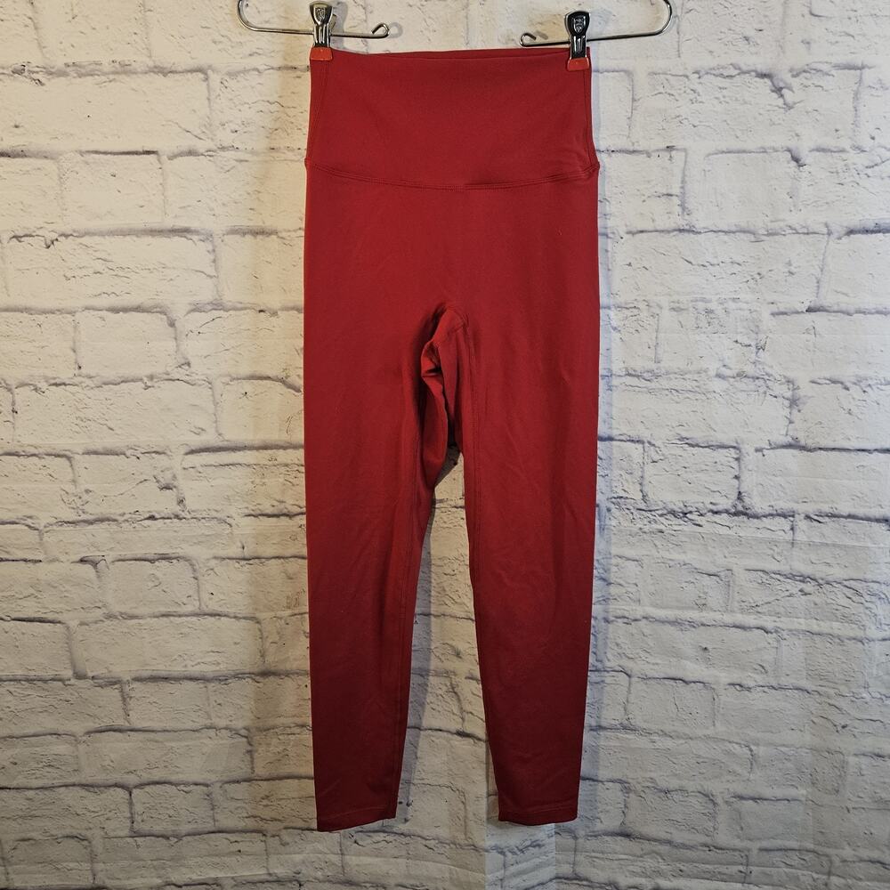 Lululemon Women's Align High-Rise Leggings 25" size 4 in Oxford Red